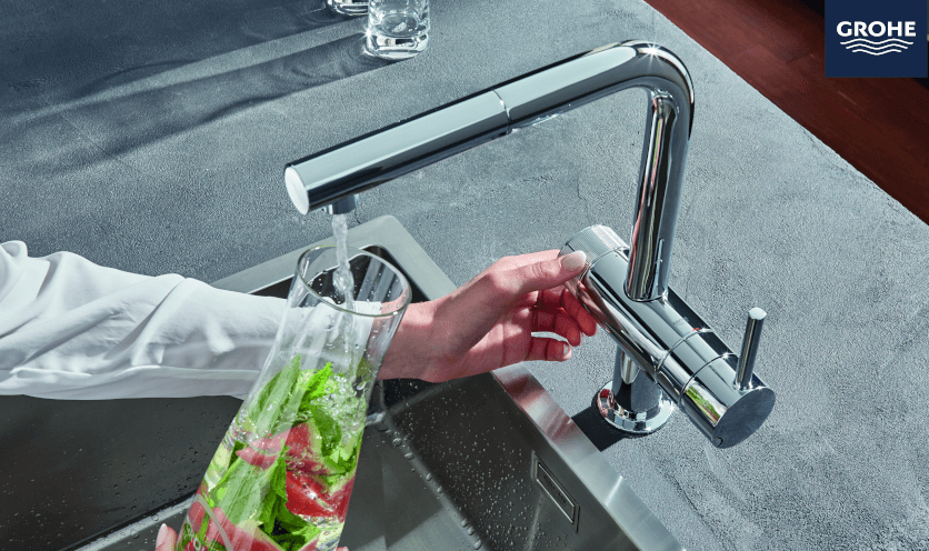 GROHE, mitigeurs filtrants, robinets